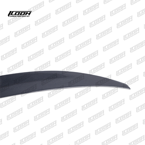 ICOOH Racing HK Style fibra di carbonio Kit carrozzeria radice posteriore Spoiler alettone per AUDI A4/<span class=keywords><strong>S4</strong></span>/RS4 A4 _ <span class=keywords><strong>S4</strong></span> _ b9 2016-2021 - Product Image 3