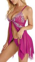 2024 treding Lace Net ropa sexy Lencería ropa de dormir corsé transparente Lencería