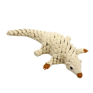 Figurines articulées uniques d'animaux imprimées en 3D (Pangolin) – Créations transfrontalières, jouets, décorations et ornements pour la maison et cadeaux - Product Image 1