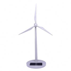Éolienne manuelle en plastique ABS solaire certifiée CE, marque FC, pour écran de bureau, éclairage décoratif extérieur, cadeau - Product Image 1
