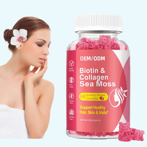 OEM ODM คอลลาเจนเปปไทด์แบบกัมมี่, คอลลาเจนผสมไบโอติน, กรดไฮยาลูโรนิก และวิตามินซี ดี เค2 บี12 เอ อี สำหรับผิว ผม เล็บ - Product Image 1