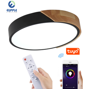 Bester Verkauf 3 Jahre Garantie Indoor Round Wifi Tuya Fernbedienung LED Smart Decken leuchte für zu Hause - Product Image 1