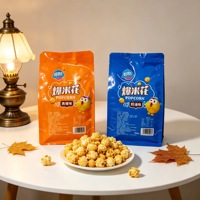Personnalisez des sachets de pop-corn de 158 g. Vous pouvez choisir parmi différentes saveurs, telles que sucrées ou salées, et personnaliser également l'emballage.
