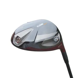 Set Kualitas Tinggi OEM Grosir Lukisan Hitam Mode Golf Klub Golf Titanium Klub Pengemudi Golf