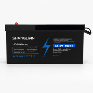 Batería LiFePO4 de 51.2V 100Ah, 5120Wh, Batería de Fosfato de Hierro y Litio con BMS Inteligente para Almacenamiento de Energía Solar - Product Image 2