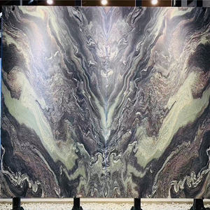 Piastrelle in marmo viola Kinawa naturale italiano piani tavolo viola e pannelli a parete per interni/esterni cucina uso esterno - Product Image 2