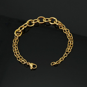 Zogxin O-Chain Bracelet 18K Gold Plated Stainless Steel For Men Women Fashion Jewelry Chain Geometric Design - Product Image 4