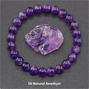 Bracelet Bague Unique en Pierre d'Agate et Cristal Naturel, Bijoux Perlés Tendance pour Homme et Femme, Vente Transfrontalière Europe États-<span class=keywords><strong>Unis</strong></span> - Product Image 1