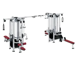 Equipo de gimnasio multifuncional comercial Cable Crossover Multi Jungle 8 Stacks Gym Machine 2023