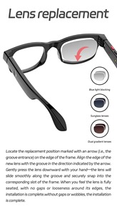 Lunettes Intelligentes G1 Tendance 2025 avec Caméra HD, Traduction IA, Musique, Appels, Réduction de Bruit ENC, Lunettes de Soleil Sportives - Product Image 3