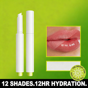 Lápiz <span class=keywords><strong>Labial</strong></span> Hidratante Brillante Personalizado de Marca Privada, 12 Colores, Lápiz <span class=keywords><strong>Labial</strong></span> Mineral Hidratante - Product Image 1