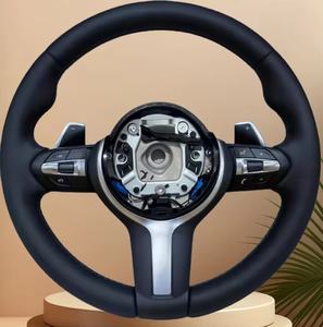 Volante Deportivo de Cuero y Fibra de Carbono para <span class=keywords><strong>BMW</strong></span> X3 X4 M3 M5 F30 F10 F20 F11 F32 M6 F90 F10 X5 F15 X6 F16 E90 E92 G80 G30 G32 - Product Image 6