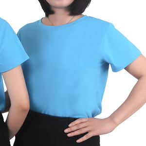 Camisetas personalizadas de verano para mujer con cuello mandarín para trabajo o eventos Camisetas de uniforme de equipo de verano OEM de Vietnam - Product Image 6