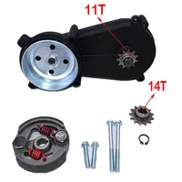 Boîtier de tambour d'embrayage 49cc T8F avec embrayage en fer et vis pour mini quad de poche 47 49cc, moto tout-terrain ATV