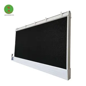 PP Plastic Black Water Curtain Wall Cooling Evaporative Cooling Pad System for Poultry Pig Chicken House Greenhouse