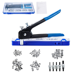 Herramienta <span class=keywords><strong>de</strong></span> remache <span class=keywords><strong>de</strong></span> tuerca roscada manual portátil 106 piezas pequeño juego <span class=keywords><strong>de</strong></span> pistola <span class=keywords><strong>de</strong></span> tuerca <span class=keywords><strong>remachadora</strong></span> manual industrial - Product Image 2