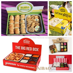 Caja Biryani de calidad alimentaria personalizada, caja de arroz Pesanan Nasi, tablero de papel, caja de correo de embalaje exprés corrugado Kraft - Product Image 6