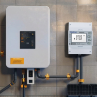 Medidor de potencia digital inteligente solar certificado Eastron MID, Modbus RS485, medidor eléctrico trifásico bidireccional