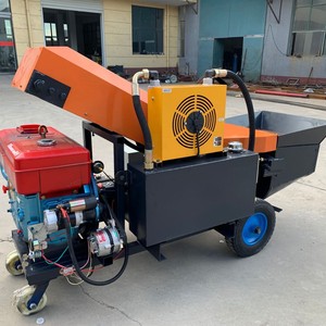 <b>Small</b> Stone Concrete <b>Pump</b> 60m Vertical 100m Horizontal Gasoline Powered For Construction Site Use - Product Image 2