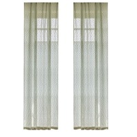 Nouveau style Rideau de fenêtre semi-occultant à effet miroir, blanc, en voile, épaissi, translucide, protection solaire
