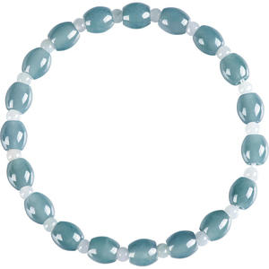 สร้อยข้อมือหยกเจไดต์สีน้ำเงินธรรมชาติ ดีไซน์ดั้งเดิม เครื่องประดับผู้หญิง สร้อยข้อมือเครื่องประดับชั้นดี ใบรับรองการประเมินราคา SL58 - Product Image 5