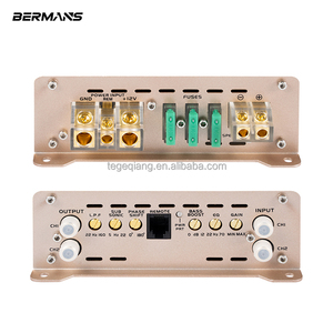 Amplificateur de <span class=keywords><strong>voiture</strong></span> monobloc de classe D 1000W Bermans avec radiateur, égaliseur crossover haute puissance, garantie 1 an, OEM ODM - Product Image 4