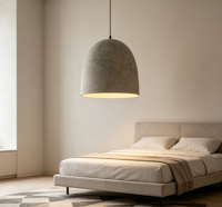 Moule en silicone pour lampe suspendue en forme de dôme arqué SN0018 pour luminaire en béton