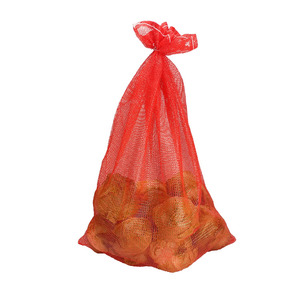 Sacs en filet plastique réutilisables à prix de gros avec cordon de serrage pour pommes de terre, oignons, fruits et œufs - Product Image 1