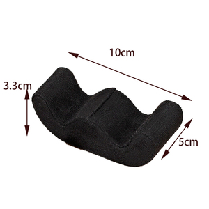 Espositore per Gioielli a Forma di M in Velluto, Supporto per Orologi e Bracciali, Nero e <span class=keywords><strong>Rosa</strong></span> - Product Image 1
