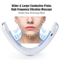 Appareil V-Face avec 4 modes et 8 niveaux d'intensité réglables, machine intelligente pour double menton, appareil électrique pour double menton