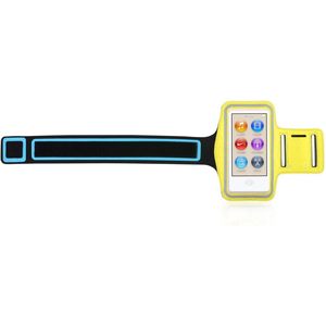 Fascia da polso in Neoprene giallo Premium con cinturino da braccio custodia resistente all'acqua accessori per allenamento sportivo da palestra per Apple iPod Nano 7 ° 8 ° - Product Image 2