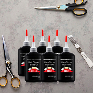 Dầu bôi trơn dầu bôi trơn chai màu đen dầu cắt tóc Clipper dầu không màu & không mùi đẩy dầu Giảm tiếng ồn chống gỉ - Product Image 1