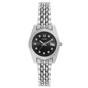 2025 nuevo reloj elegante para mujer elegante correa de acero inoxidable con diamantes de imitación reloj de pulsera Simple y elegante - Product Image 5