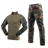 Combinaison de combat G2 Frog, tissu Rip-Stop respirant, chemise tactique avec protections pour les genoux et les coudes, tenue de camouflage