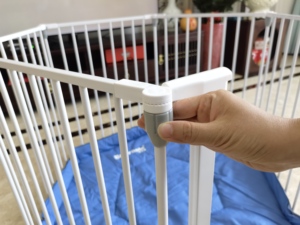 Box pieghevole multifunzione per cani e gatti cancello per cani da compagnia sicuro per interni - Product Image 5