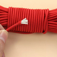 Cordon tressé extensible multicolore écologique de 2,5 mm en gros pour la couture, l'artisanat et les accessoires vestimentaires