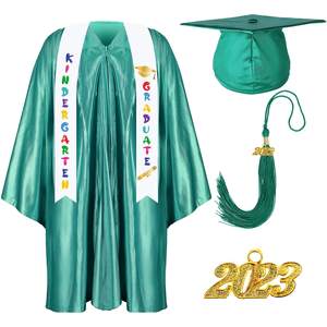 En gros, ensemble de toges et chapeaux de remise de diplôme pour la maternelle et la prématernelle, avec pompon et étole, et toges de remise de diplôme avec certificat - Product Image 1