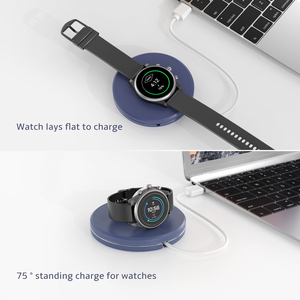 Station de charge USB pour montre intelligente Fossil <span class=keywords><strong>Gen</strong></span> 4 <span class=keywords><strong>5</strong></span>, chargeur sans fil magnétique, adaptateur d'alimentation compatible avec la charge magnétique - Product Image 4