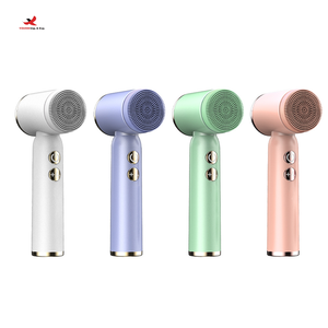 HQ Mixed Proc Discount Led Waterproof Face Cleaning Brush Exfoliating <b>Massage</b> Face Wash Brush Silicone <b>Electric</b> <b>Facial</b> Cleanser - Product Image 2