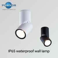 Lámparas LED Impermeables para Jardín, 10W, Ajustables, Decorativas, de Pared, con Cubierta de Aleación de Aluminio, Lámpara de Pared con Reloj