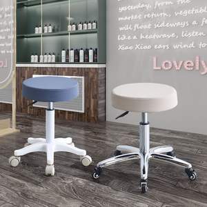 Modern Synthetic Leather Barber Chairs <b>Bar</b> Stools Counter Chairs Rotating Height-Adjustable Cash Register <b>Benches</b> Front Desk - Product Image 4
