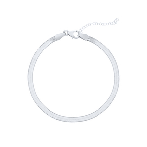 Pulsera de Serpiente Plana Simple de Plata de Ley 925 ROXI para Mujer, Estilo Moderno - Product Image 2
