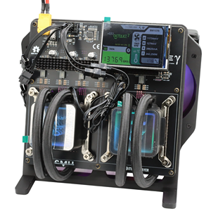 NerdOCTaxe Rev3.1 Hydro 12T 230W Smart DIY Lottery Solo Ring Liquid Cooling High Efficiency Desktop <b>Computing</b> Hardware Machine - Product Image 2