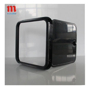 Porte de compartiment de camping-car personnalisable 400x450 mm, cadre en aluminium, porte d'accès de camping-car, porte de rangement de camping-car pour camping-car, caravane, autocaravane - Product Image 3