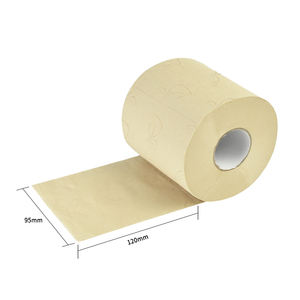 Papel higiénico de pulpa de bambú puro suave y cómodo de 3 capas impreso personalizado de fábrica muestra gratis disponible - Product Image 5