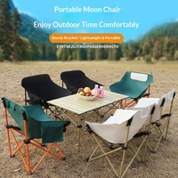 Chaise lune en acier personnalisable et pliable – Siège portable pour camping, pique-nique, pêche et stand de marché en extérieur