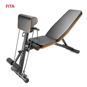 Home Gym Adjustable Lifting Weight Lifting Free Multi Weight Multifunctional Bar Press Weight Bench With Leg Extension