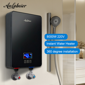 Professional Electric Instant Shower <b>Heater</b> 9KW LED Display Smart <b>Energy</b>-<b>Saving</b> IPX4 Waterproof Compact Design Full Safety - Product Image 1