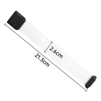 Bracelet LED magnétique RGB fabriqué en usine, télécommandé, à commande vocale, forme rectangulaire, 15 couleurs, boîtier blanc