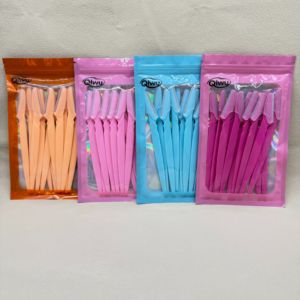 12pcs Eyebrow Trimmer Set Portable Safety Razor <b>Face</b> <b>Shaver</b> Brow Hair Removal Makeup Tool - Product Image 3